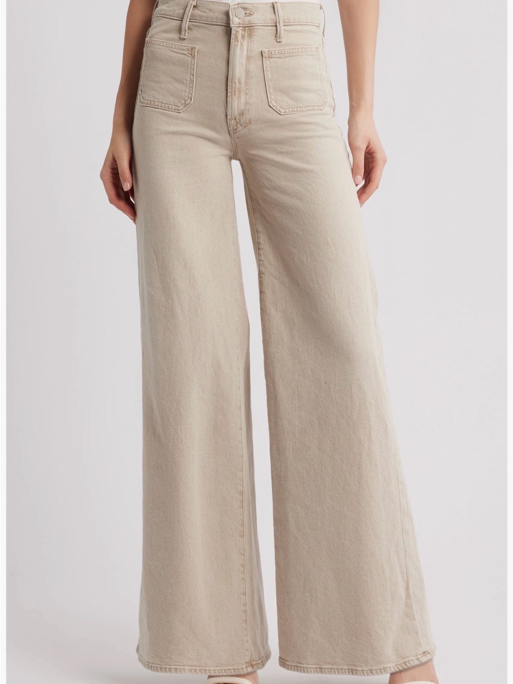 Undercover Sneak Patch Pocket Wide Leg Jeans